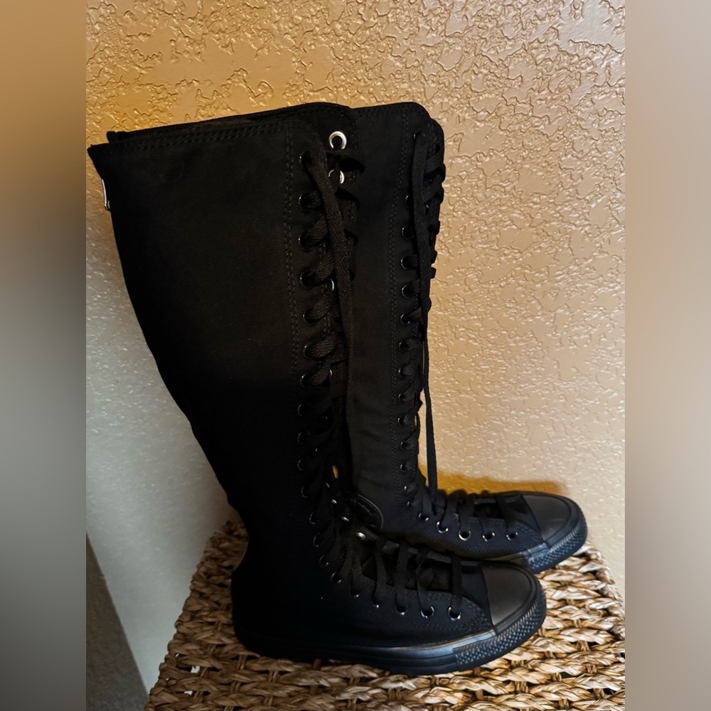 Converse Chuck Taylor All Star XXHi 7.5
Women/5.5 Men Black Knee Hi Punk Grunge - Picture 5 of 13
